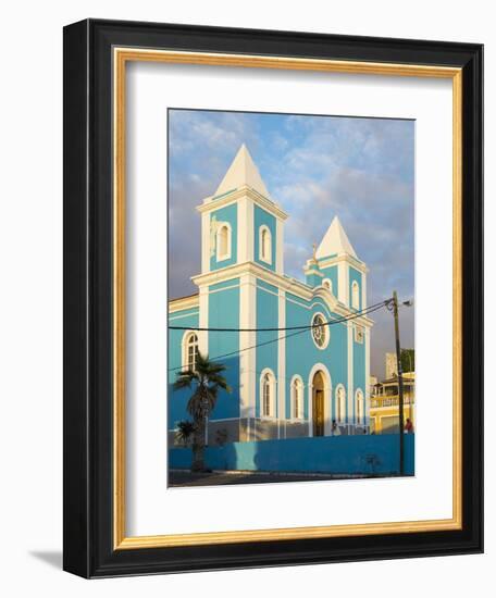 Igreja Nossa Senhora da Conceicao. Sao Filipe, the capital of the island. Fogo Island-Martin Zwick-Framed Photographic Print