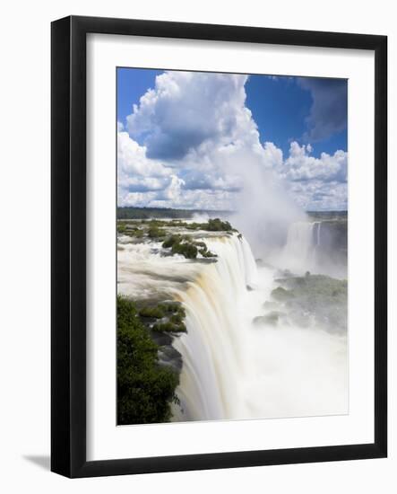 Iguacu (Iguazu) Falls, Cataratta Foz Do Iguacu, Parana, Iguazu National Park, Brazil-Peter Adams-Framed Photographic Print