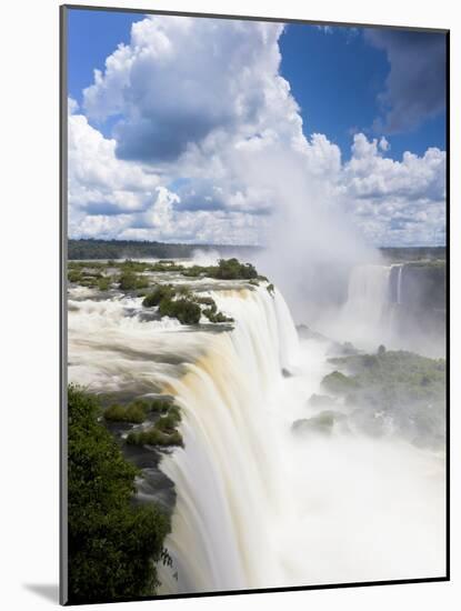 Iguacu (Iguazu) Falls, Cataratta Foz Do Iguacu, Parana, Iguazu National Park, Brazil-Peter Adams-Mounted Photographic Print