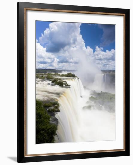 Iguacu (Iguazu) Falls, Cataratta Foz Do Iguacu, Parana, Iguazu National Park, Brazil-Peter Adams-Framed Photographic Print