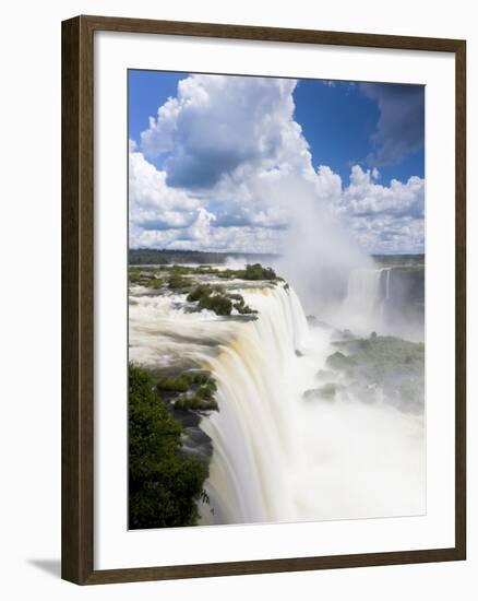 Iguacu (Iguazu) Falls, Cataratta Foz Do Iguacu, Parana, Iguazu National Park, Brazil-Peter Adams-Framed Photographic Print