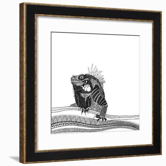 Iguana (Variant 1)-Sharon Turner-Framed Art Print