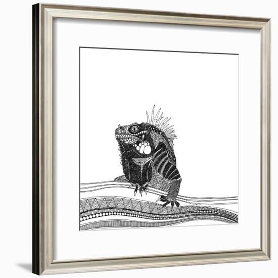 Iguana (Variant 1)-Sharon Turner-Framed Art Print