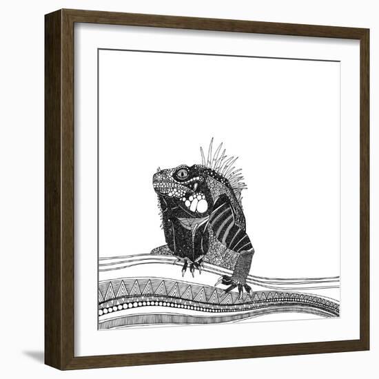 Iguana (Variant 1)-Sharon Turner-Framed Art Print