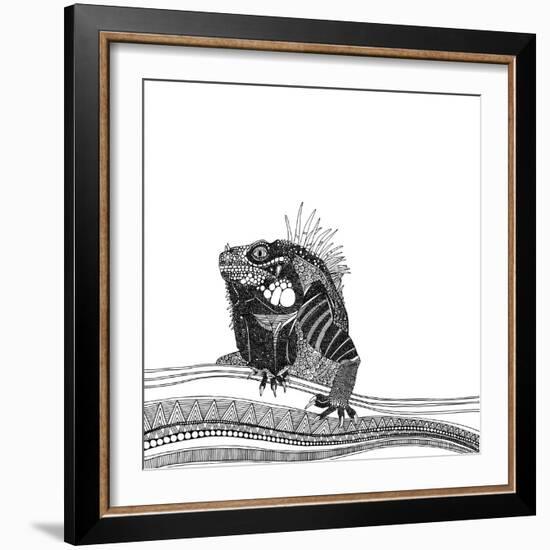 Iguana (Variant 1)-Sharon Turner-Framed Art Print