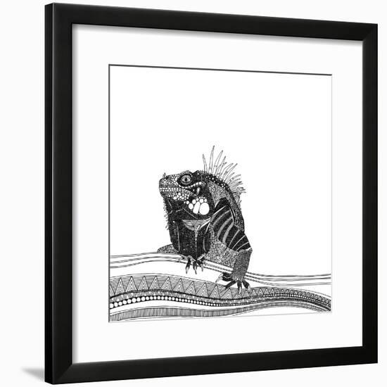 Iguana (Variant 1)-Sharon Turner-Framed Art Print