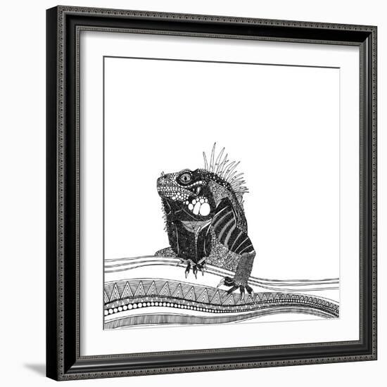 Iguana (Variant 1)-Sharon Turner-Framed Art Print