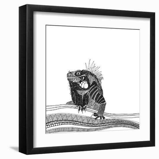 Iguana (Variant 1)-Sharon Turner-Framed Art Print