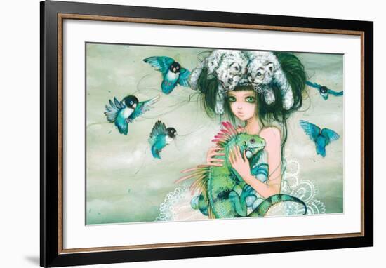 Iguana-Camilla D'Errico-Framed Art Print