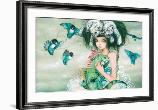 Iguana-Camilla D'Errico-Framed Art Print