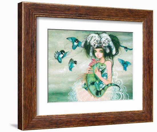 Iguana-Camilla D'Errico-Framed Art Print