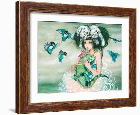 Iguana-Camilla D'Errico-Framed Art Print