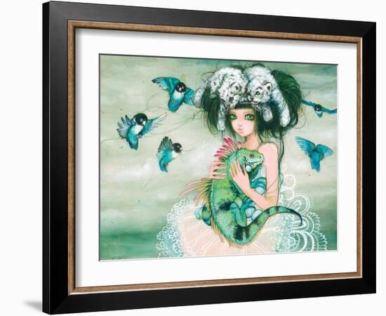 Iguana-Camilla D'Errico-Framed Art Print