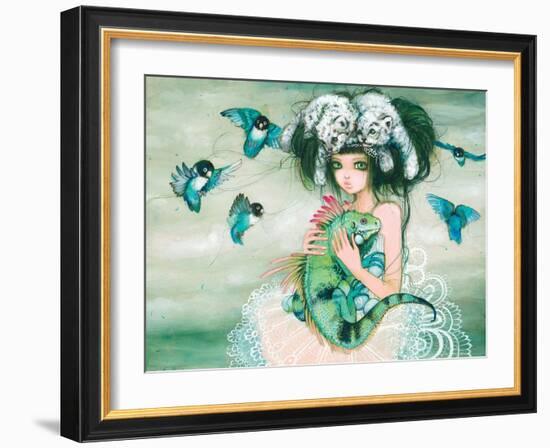 Iguana-Camilla D'Errico-Framed Art Print