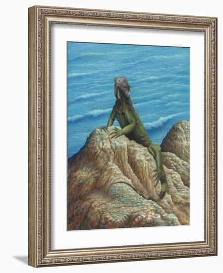 Iguana-Robert Wavra-Framed Giclee Print