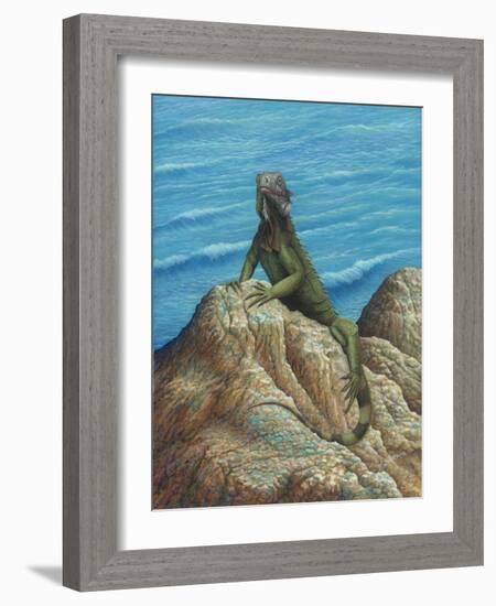 Iguana-Robert Wavra-Framed Giclee Print