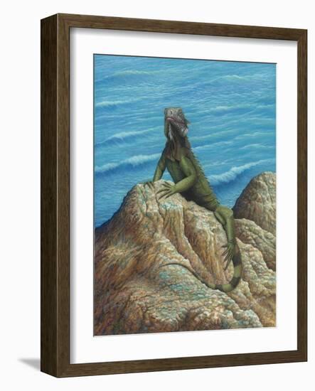 Iguana-Robert Wavra-Framed Giclee Print