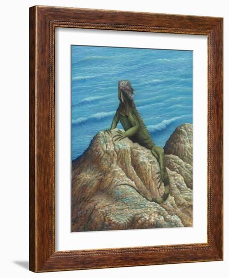 Iguana-Robert Wavra-Framed Giclee Print