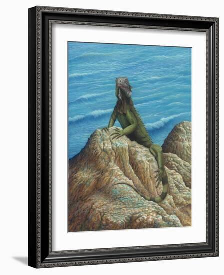 Iguana-Robert Wavra-Framed Giclee Print