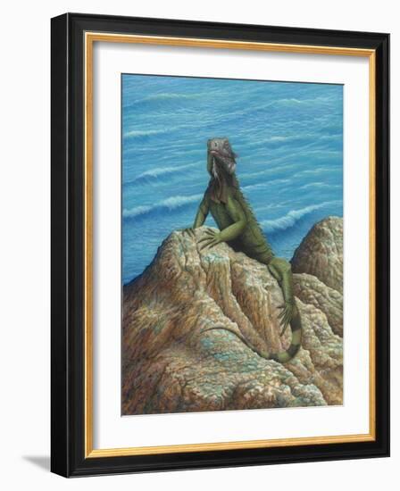 Iguana-Robert Wavra-Framed Giclee Print