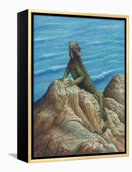 Iguana-Robert Wavra-Framed Premier Image Canvas