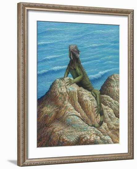 Iguana-Robert Wavra-Framed Giclee Print