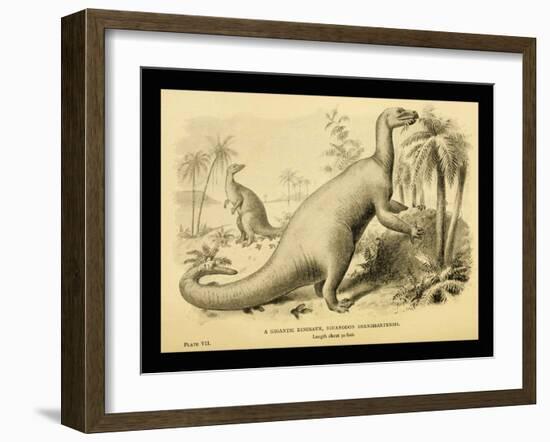 Iguanodon Bernissartensis-Joseph Smit-Framed Art Print