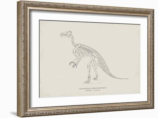 Iguanodon-The Vintage Collection-Framed Giclee Print