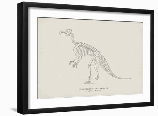 Iguanodon-The Vintage Collection-Framed Giclee Print