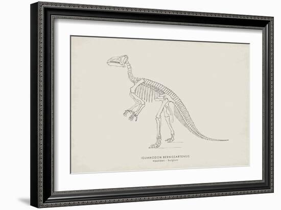 Iguanodon-The Vintage Collection-Framed Giclee Print