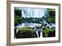 Iguassu Falls, the Largest Series of Waterfalls of the World, View from Brazilian Side-Curioso Travel Photography-Framed Photographic Print