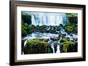 Iguassu Falls, the Largest Series of Waterfalls of the World, View from Brazilian Side-Curioso Travel Photography-Framed Photographic Print