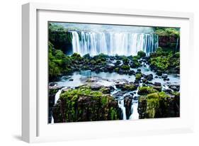 Iguassu Falls, the Largest Series of Waterfalls of the World, View from Brazilian Side-Curioso Travel Photography-Framed Photographic Print