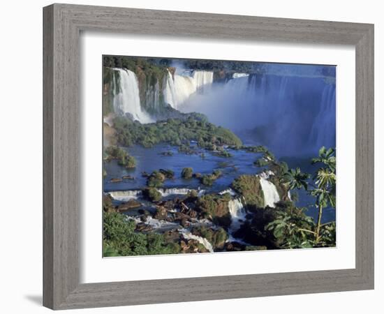 Iguassu or Iguacu Waterfalls, Formerly Known as Santa Maria Falls, on the Brazil Argentina Border-Paul Schutzer-Framed Photographic Print