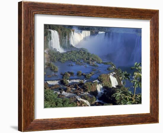 Iguassu or Iguacu Waterfalls, Formerly Known as Santa Maria Falls, on the Brazil Argentina Border-Paul Schutzer-Framed Photographic Print