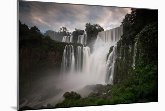 Iguazu Falls at Sunset-Alex Saberi-Mounted Photographic Print