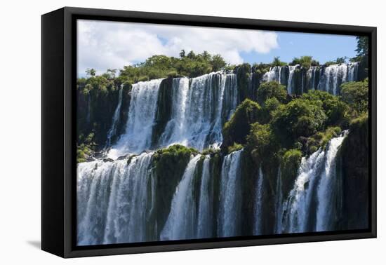 Iguazu Falls, Foz De Iguazu, Argentina-Michael Runkel-Framed Premier Image Canvas