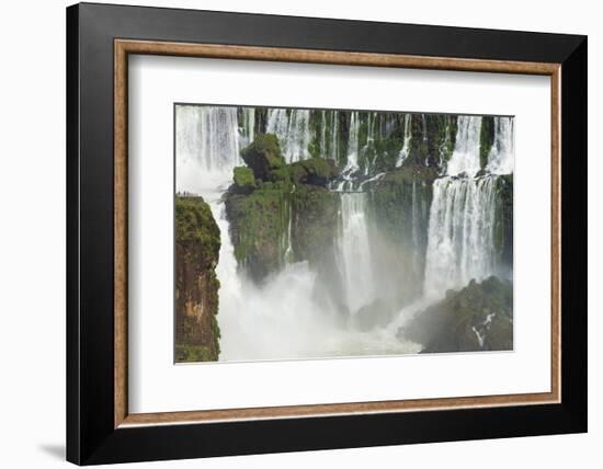 Iguazu Falls from Argentinian side, UNESCO World Heritage Site, on border of Argentina and Brazil, -G&M Therin-Weise-Framed Photographic Print