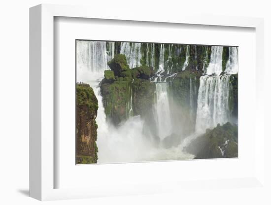 Iguazu Falls from Argentinian side, UNESCO World Heritage Site, on border of Argentina and Brazil, -G&M Therin-Weise-Framed Photographic Print