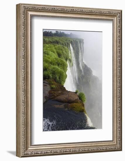 Iguazu Falls from Argentinian side, UNESCO World Heritage Site, on border of Argentina and Brazil, -G&M Therin-Weise-Framed Photographic Print