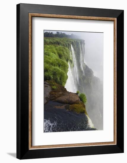 Iguazu Falls from Argentinian side, UNESCO World Heritage Site, on border of Argentina and Brazil, -G&M Therin-Weise-Framed Photographic Print