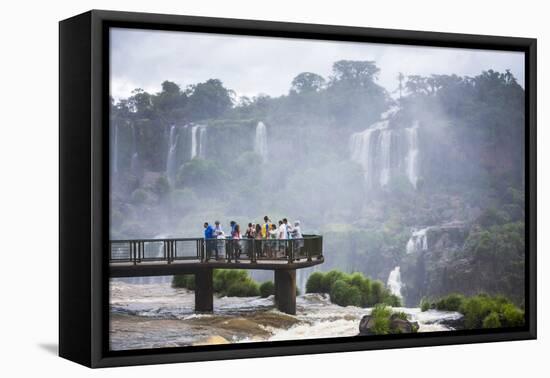 Iguazu Falls (Iguacu Falls) (Cataratas Del Iguazu), Border of Brazil Argentina and Paraguay-Matthew Williams-Ellis-Framed Premier Image Canvas