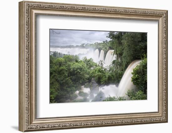 Iguazu Falls, Iguazu National Park, UNESCO World Heritage Site, Misiones Province, The Northeast, A-Stuart Black-Framed Photographic Print