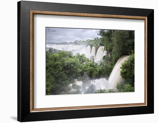 Iguazu Falls, Iguazu National Park, UNESCO World Heritage Site, Misiones Province, The Northeast, A-Stuart Black-Framed Photographic Print