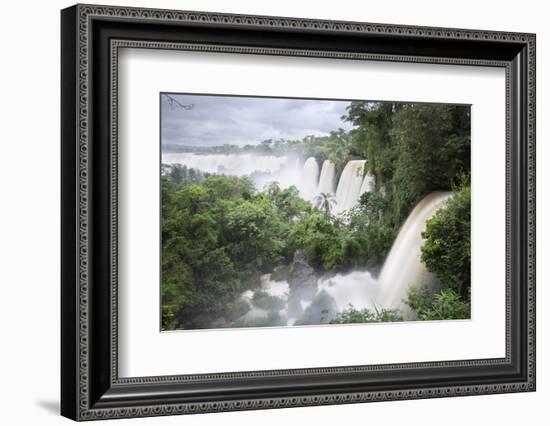 Iguazu Falls, Iguazu National Park, UNESCO World Heritage Site, Misiones Province, The Northeast, A-Stuart Black-Framed Photographic Print