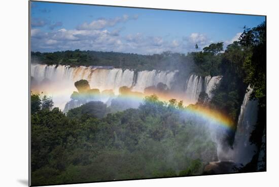 Iguazu Falls in Parana State, in the Border of Brazil and Argentina-Vitor Marigo-Mounted Photographic Print