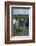 Iguazu Falls on Argentina side and tourist boat on Iguazu River, Brazil and Argentina border-David Wall-Framed Photographic Print