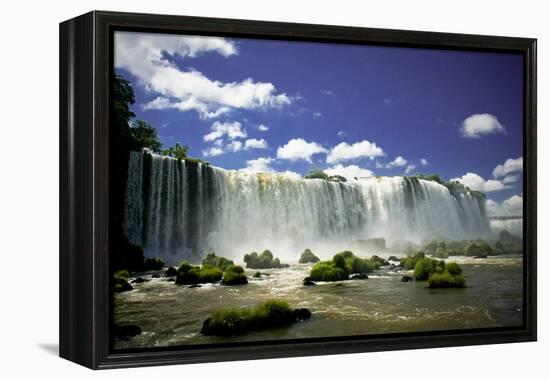 Iguazu Falls-Neale Cousland-Framed Premier Image Canvas