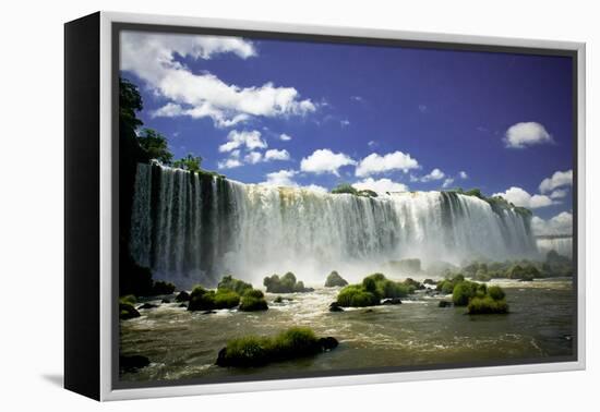 Iguazu Falls-Neale Cousland-Framed Premier Image Canvas