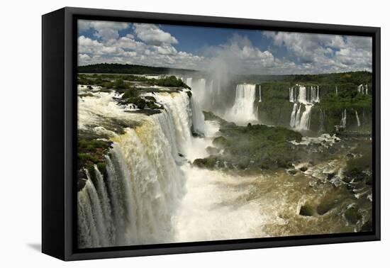 Iguazu Falls-Neale Cousland-Framed Premier Image Canvas